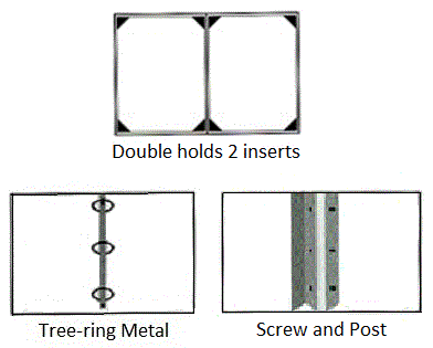 Wine List Covers / Books configurations